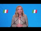 Meloni: "Stiamo lavorando a un nuovo piano e strategia industriale sul mare"