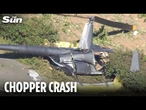 Helicopter crash kills 3 after ‘spiralling’ to ground during horror flying lesson on Isle of Wight