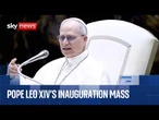Pope Leo XIV's inauguration mass | Sky News coverage