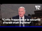 Iran, François Bayrou...L'interview en intégralité de Michel Barnier, ancien Premier ministre