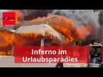 Hotel in der Dominikanischen Republik steht in Flammen