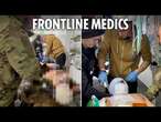 Inside a Ukrainian mobile field hospital - horror & miracles at work