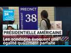 Présidentielle américaine : les sondages évoquent une égalité quasiment parfaite • FRANCE 24