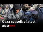 Ceasefire vote delayed in Israel as airstrikes continue in Gaza | BBC News