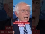 ‘NO APOLOGIES’: Bernie Sanders defends private jet use #shorts #berniesanders #aoc #politics