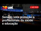 Senado vota aumento de penas para crimes contra professores e médicos, entre outras pautas; assista