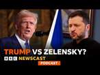 Why are President Trump and President Zelensky having a war of words? | BBC Newscast