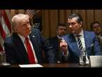 LIVE: Trump delivers remarks with Defense Secy. Hegseth | NBC News