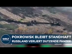 POKROWSK UNTER DRUCK: Russen greifen an – Ukraine stoppt Vormarsch