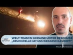 PUTINS KRIEG: WELT-Team unter Beschuss! Drama in Ukraine! Drohne von Russland trifft Fahrzeug