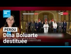 Pérou : le Parlement vote en faveur de la destitution de Dina Boluarte • FRANCE 24