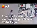 Frentista é morto a tiros em posto de gasolina em Porto Alegre (RS); vídeo mostra momento