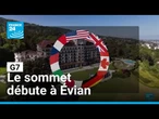 G7 : le sommet débute à Évian, l'accord iranien en toile de fond • FRANCE 24
