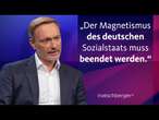 Christian Lindner (FDP) über das Attentat von Solingen und den Haushaltsstreit | maischberger