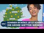 WETTER IN DEUTSCHLAND: Frühlingseinbruch mit Sonne und Wärme – Temperaturen wie im Sommer!