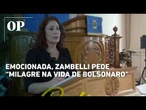 Carla Zambelli celebra liberdade durante culto na Itália e pede “milagre na vida de Bolsonaro”