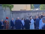 Castel Gandolfo, il Papa arriva a Villa Barberini