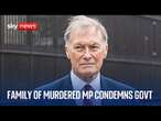 Family of murdered MP Sir David Amess holds news conference