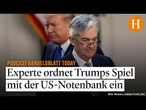 Ein Testballon von Donald Trump? Die Reaktionen auf den Powell-Schock