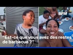 Un enfant demande à ses voisins des restes de barbecue et la vidéo devient virale