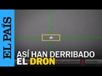 La televisión iraní muestra un supuesto dron israelí siendo derribado | EL PAÍS