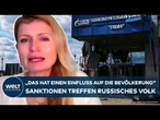 UKRAINE-KRIEG: Druck aus dem Inneren auf Putin wächst! Wie die Sanktionen das russische Volk treffen