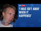 Charlie Kirk shooting: 'I knew instantly he wasn't going to survive,' says witness