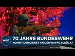 DEUTSCHLAND: Bundeswehr feiert 70. Jahrestag | Frage nach dem Wehrdienst wieder hochaktuell
