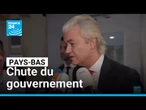 Pays-Bas : Geert Wilders provoque la chute du gouvernement • FRANCE 24