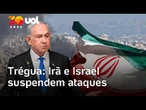 Irã e Israel suspendem ataques após nova escalada no Oriente Médio
