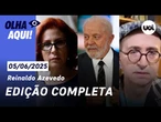 Reinaldo ao vivo: Zambelli na lista da Interpol; Lula x Tarcísio e Michelle na Quaest; Marco Civil