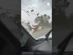 Wind rips roof off building in Maine