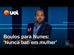 Debate na Record: Nunes cita acidente de carro de Boulos, que rebate: 'Nunca bati em mulher'