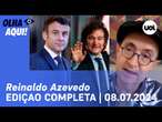 Reinaldo Azevedo: Esquerda barra extrema direita na França; Milei no Brasil e mais | ÍNTEGRA | 08/07