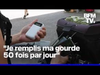 Canicule, explosion des commandes: l'enfer des livreurs à vélo qui subissent les chaleurs écrasantes