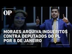 Moraes arquiva investigações contra André Fernandes e Sílvia Waiãpi por 8 de janeiro