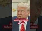 Trump announces an end to fighting with the Houthis #trump #houthis #houthiattack #iran #foxnews