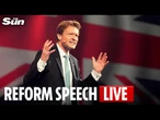LIVE: Reform UK makes announcement at press conference in London