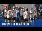 Players swelter in sizzling Switzerland ahead of Euro 2025