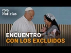 LEÓN XIV visita CEDIA de CÁRITAS para poner el foco en los MÁS VULNERABLES | RTVE Noticias