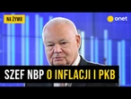 Konferencja prasowa prezesa NBP Adama Glapińskiego