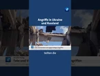 Ukraine-Krieg: Tote und Verletzte nach gegenseitigen Angriffen #tagesschau #nachrichten #news