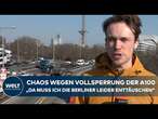 A100: Riss in Brücke! Chaos in Berlin! Stadtautobahn am Funkturm ist voll gesperrt