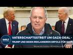 GAZA-DEAL: Trump droht, Biden plant - Kampf um die Deutungshoheit beim Waffenstillstand in Nahost