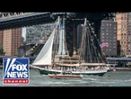 US Navy warships JOIN tall ships for America's 250th celebration