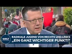 AFD UND LINKE: Radikale Jugend im Fokus! Eskalation bei Protesten in Erfurt! Experte packt aus