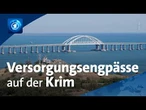 Angriffe der Ukraine: Versorgungsengpässe auf der Krim verschärfen sich