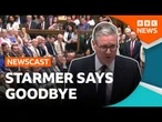 Keir Starmer Says Goodbye | BBC Newscast