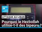 Attaque au Liban : pourquoi le Hezbollah utilise-t-il des bipeurs, ces appareils des années 90 ?