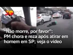 'Vou dar tiro' : Vídeo mostra PMs atirando em homem após briga de trânsito